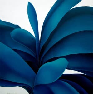 Blue leaves